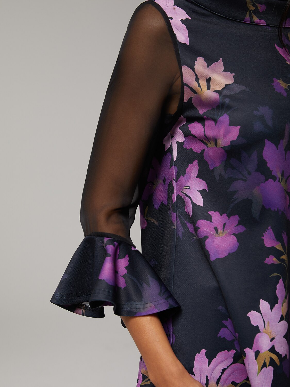 Blouse en Chiffon Modal Coupe Ajustée, Voilée, Légère et Respirante