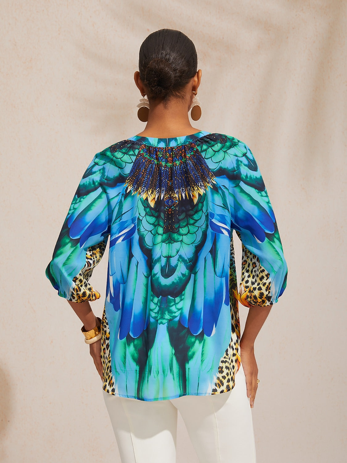 Dschungel Wilde Party Chiffon Top