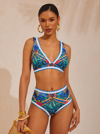 Zweiteiliger Badeanzug „Jungle Wild Party Stretch“