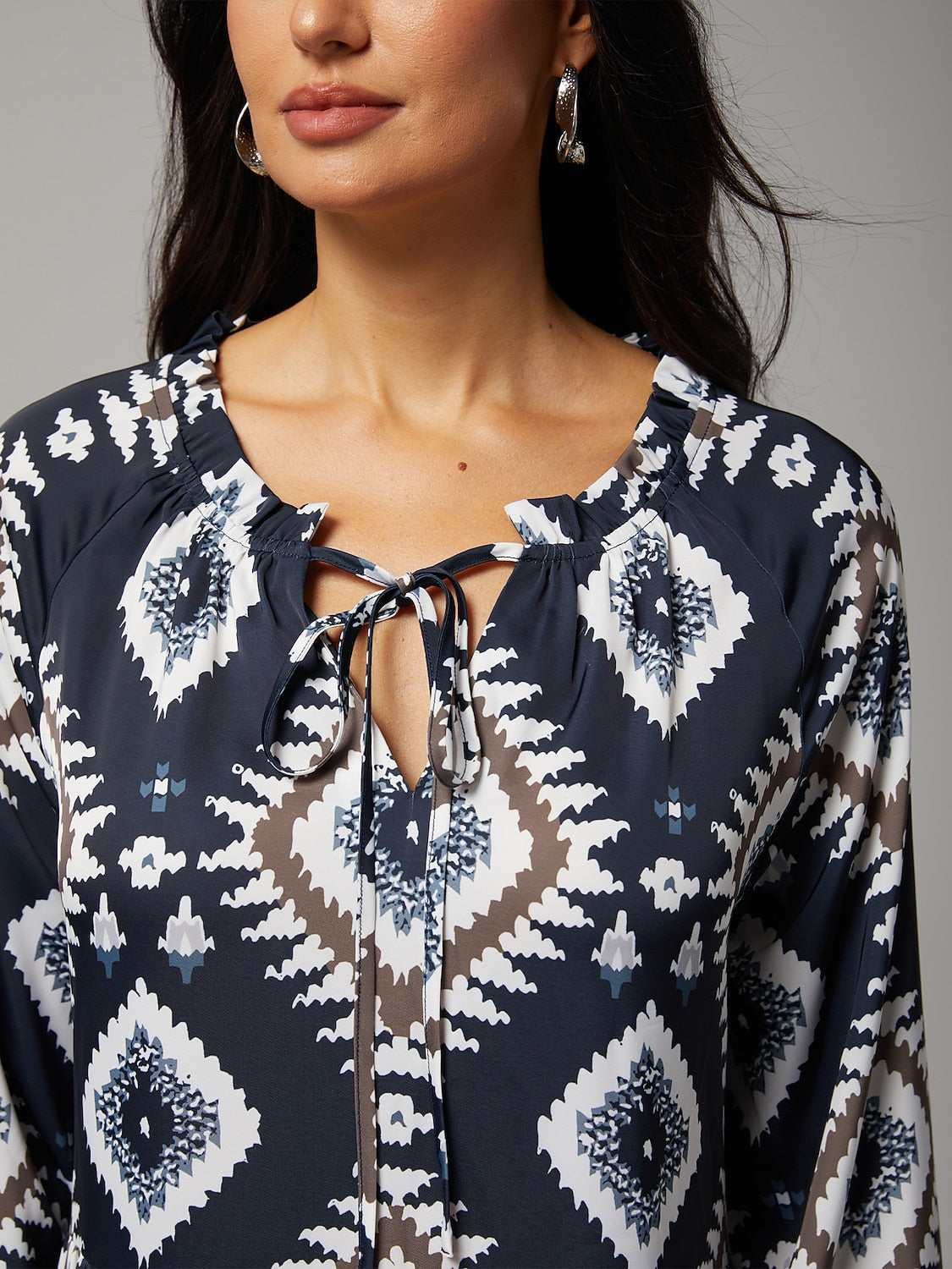 Boho Abstract Animal Print Maxi Dress
