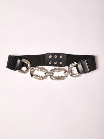 Glossy Alloy Black Belt