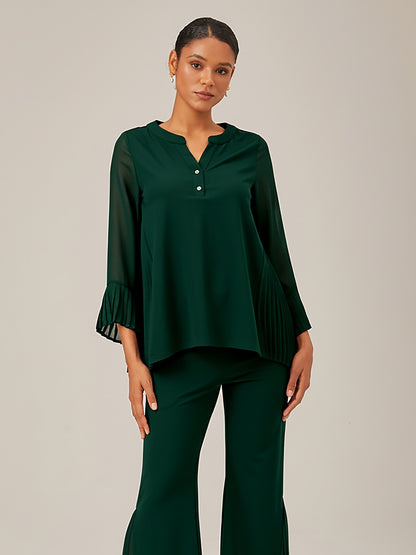 Stylish Comfortable Elegant Daily Work Tencel Top