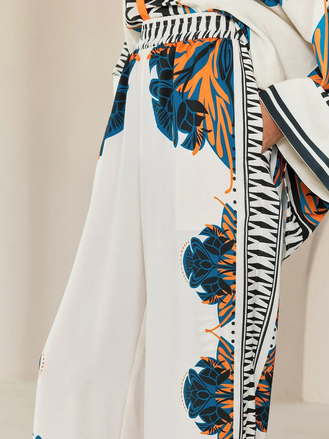 Satin Wide Leg Maxi Loose Bohemian Pants