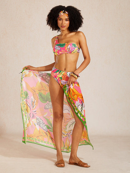 Wild Hibiscus Dream Stretchy Fabric  Swimsuit